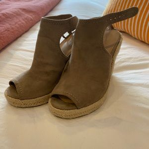 Suede Wedges